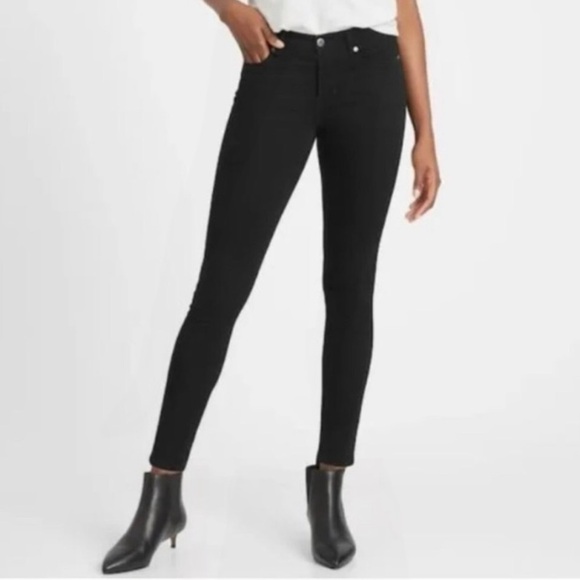 Banana Republic Black Skinny Ankle denim jean. Women’s size 26 - Picture 1 of 12